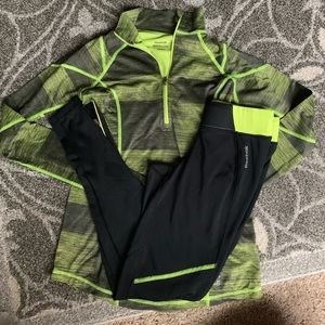 Women’s Reebok athletic outfit
